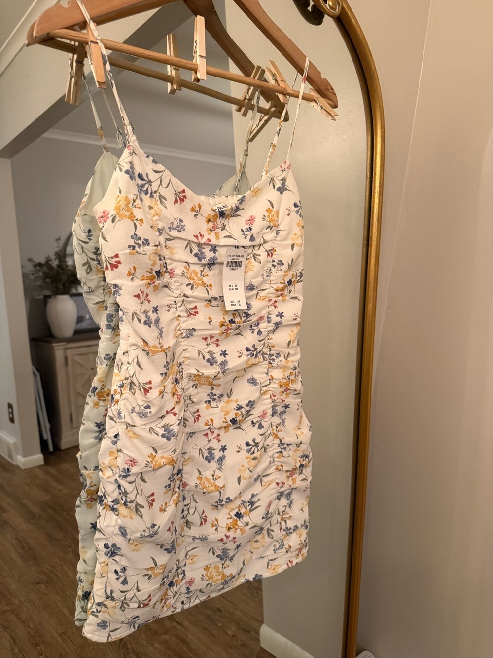Abercrombie mini floral dress size XS petite